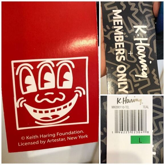 🎉HP🎉 MEMBERS ONLY + K HARANG- M Sz L - NWT "Basquiat" (Front & Back) Hoodie - Picture 11 of 16